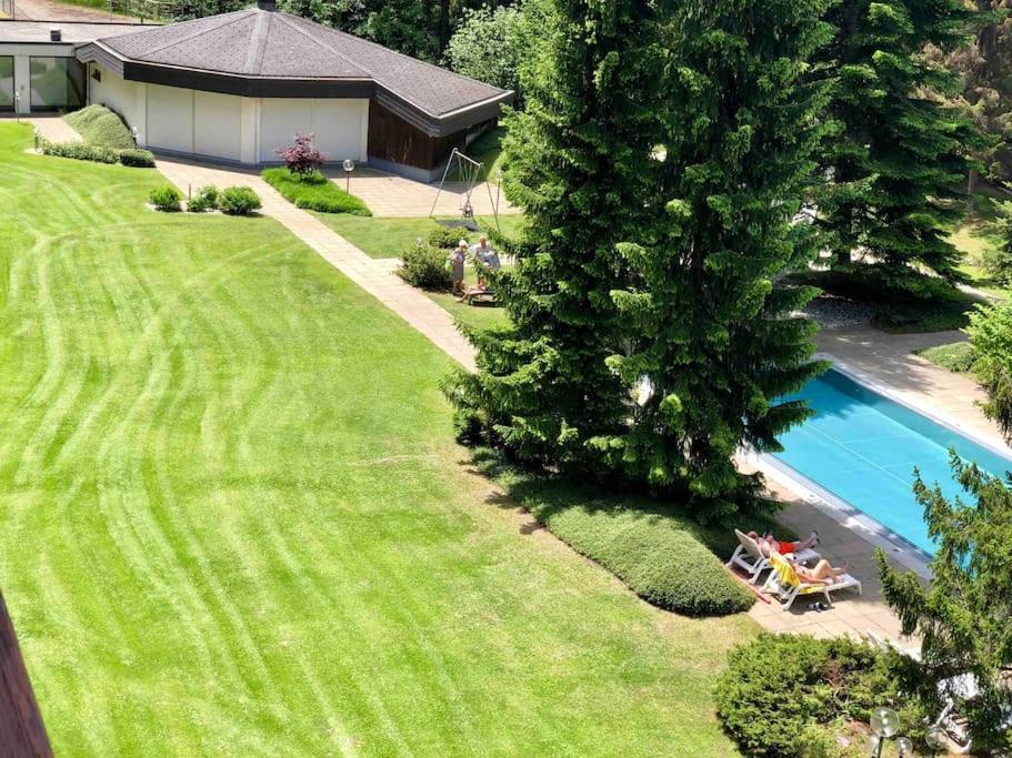 Modern Laax Apt, Swimming Pools, Wellness & Tennis Exterior photo